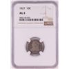 Image 1 : 1827 Capped Bust Dime Coin NGC AG3