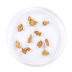Lot of Gold Nuggets 2.54 grams Total Weight