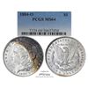 Image 1 : 1884-O $1 Morgan Silver Dollar Coin PCGS MS64 Amazing Toning