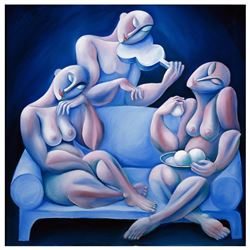 Yuroz "The Light Blue Couch" Limited Edition Serigraph