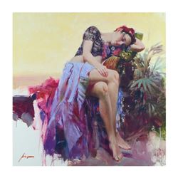 Pino (1939-2010) "Siesta" Limited Edition Giclee on Canvas