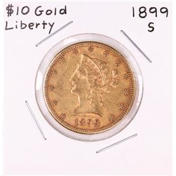 1899-S $10 Liberty Head Eagle Gold Coin