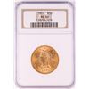 Image 1 : 1901 $10 Liberty Head Eagle Gold Coin NGC MS65