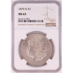 1879-O $1 Morgan Silver Dollar Coin NGC MS63