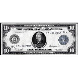 1914 $10 Federal Reserve Note San Francisco