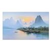 Image 1 : H. Leung "Village At Dusk" Limited Edition Giclee On Canvas