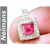 Image 1 : USGL Certified 1.00 ct Pink Tourmaline Ring 14kt Gold