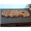Image 2 : 270 -Cedar carving of flowers