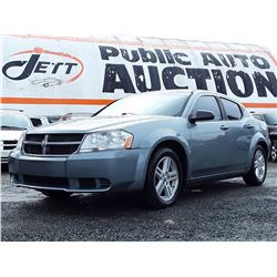 B6 --  2010 DODGE AVENGER SXT , Grey , 187062  KM's