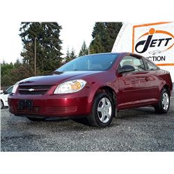J3 --  2007 CHEVROLET COBALT LS , Red , 200406  KM's