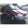 Image 3 : L6 --  2002 KIA SEDONA EX , Red , 165126  KM's