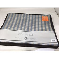 The Collection Railway Striped Panel- French Blue (63in)