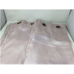 Lot of Pink Curtain Panels