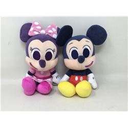 Plush Mickey and Minnie