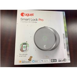 August Wi-Fi Smart Lock Pro + Connect Wi-Fi Bridge Keyless Smartphone Entry Kit