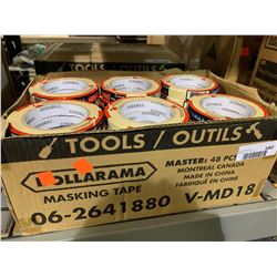 Case of 48 Small Duramax Masking Tape Rolls