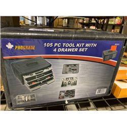 Prograde 105 PC Tool Kit w/ 4-Drawer Set