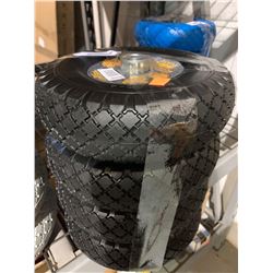 Lot of 4-Prograde Non-Flat Hand Truck Tires - Black