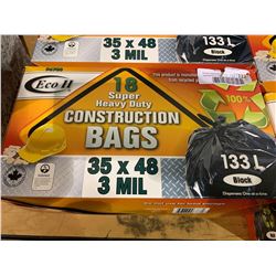 Eco II 18 Super Heavy Duty Construction Bags (133L)