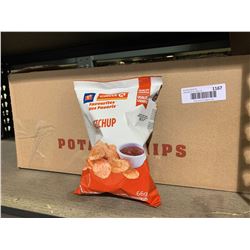 Case of Circle K Ketchup Potato Chips