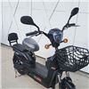 Image 2 : BRAND NEW ELECTRIC SCOOTER, BLACK:  Model No. XLD-500 Voltage: 48-V 12 Amp Motor: Brushless Max Spee