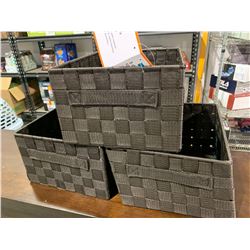 Basket Organizer Lot of 3