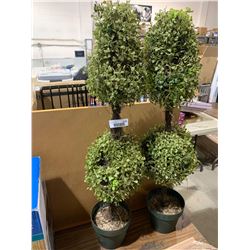 Faux Planter Pot Lot of 2