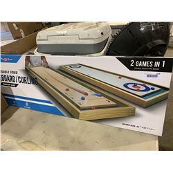 Shuffleboard and Curling 2 in 1 Board Game