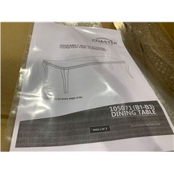 Coaster Dining Table legs only  lot of 4