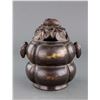 Image 1 : Chinese Bronze Cicada Censer with Zhen Wan Mark
