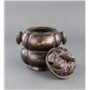 Image 4 : Chinese Bronze Cicada Censer with Zhen Wan Mark