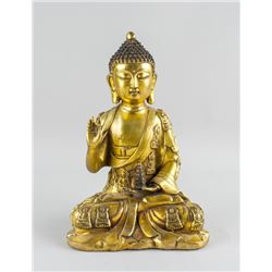 Chinese Gilt Bronze Medicine Buddha Yongle Mark