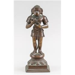 India/Burma Bronze Statue Canine Head