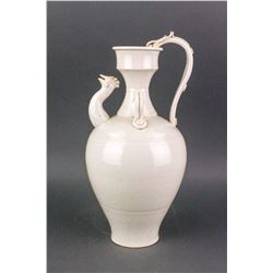 Chinese White Porcelain Chicken-head  Ewer