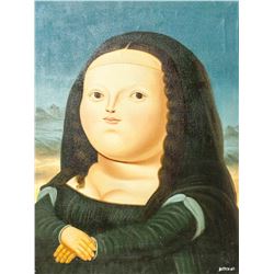 Fernando Botero Colombian Oil on Canvas