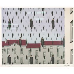 Rene Magritte Belgium Golconde Signed Litho