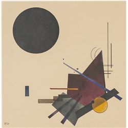 Wassily Kandinsky Russian Signed Litho on Paper