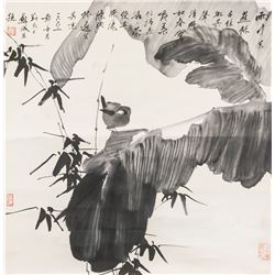 Liu Biao 1962- Chinese Ink on Paper Scroll