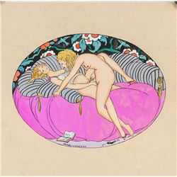 Gerda Wegener Danish Gouache and Ink on Paper