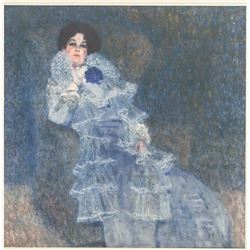 Gustav Klimt Austrian Modernist Signed Linocut