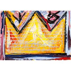 Jean-Michel Basquiat Mixed Media Provenance Letter