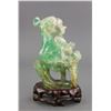 Image 1 : 18/19th C. Chinese Green Tourmaline Stone Figure