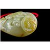Image 4 : Chinese Qing Period White & Russet Jade Toggle