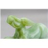 Image 3 : Chinese Green Jade Carved Rabbit Statue