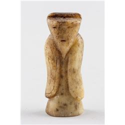 Chinese Han Style Archaistic Jade Man Statue