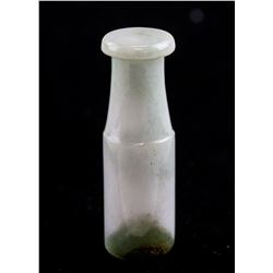 Burma Green Jadeite Carved Lingguan Holder