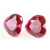 Image 2 : 4.50ct Heart Cut Pinkish Red Natural Ruby GGL