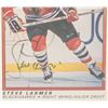 Image 2 : Steve Larmer NHL Autographed O-Pee-Chee Card