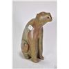 Image 1 : Carved soapstone bear signed by Inuit artist John Catholique, 10 1/2" in height