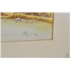 Image 3 : Two small framed original watercolour paintings including painting signed on verso "Abandoned homest